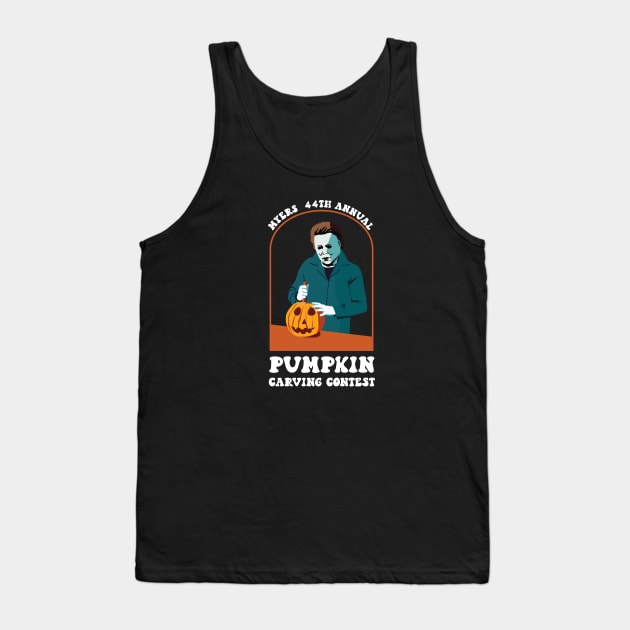 Myers 44th Annual Pumpkin Carving Contest Tank Top by Cat Bone Design